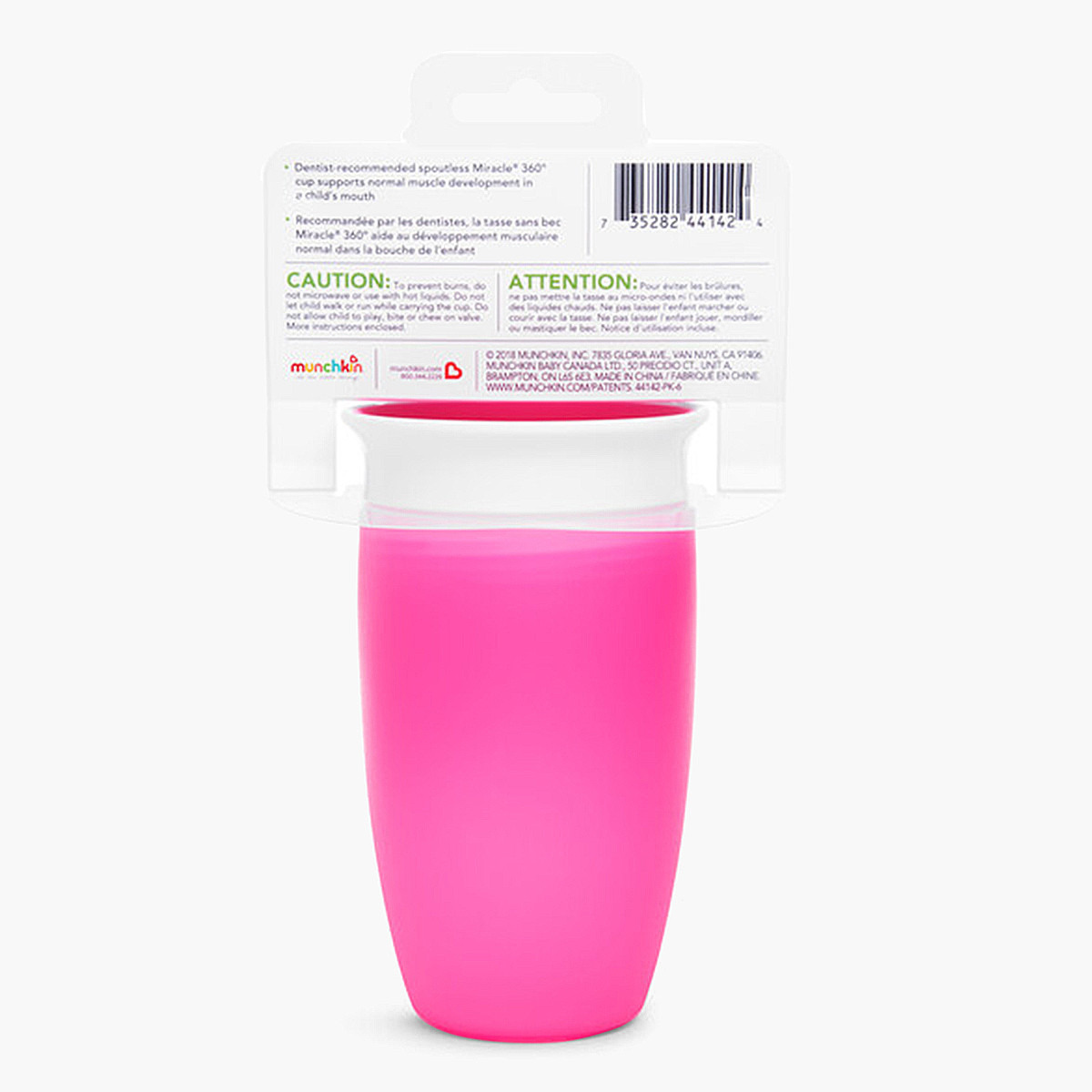 Munchkin Miracle 360 Spill-Proof Antifuite Sippy Cup - 296 ml-baby-feeding-mealtimeessentials-image-2