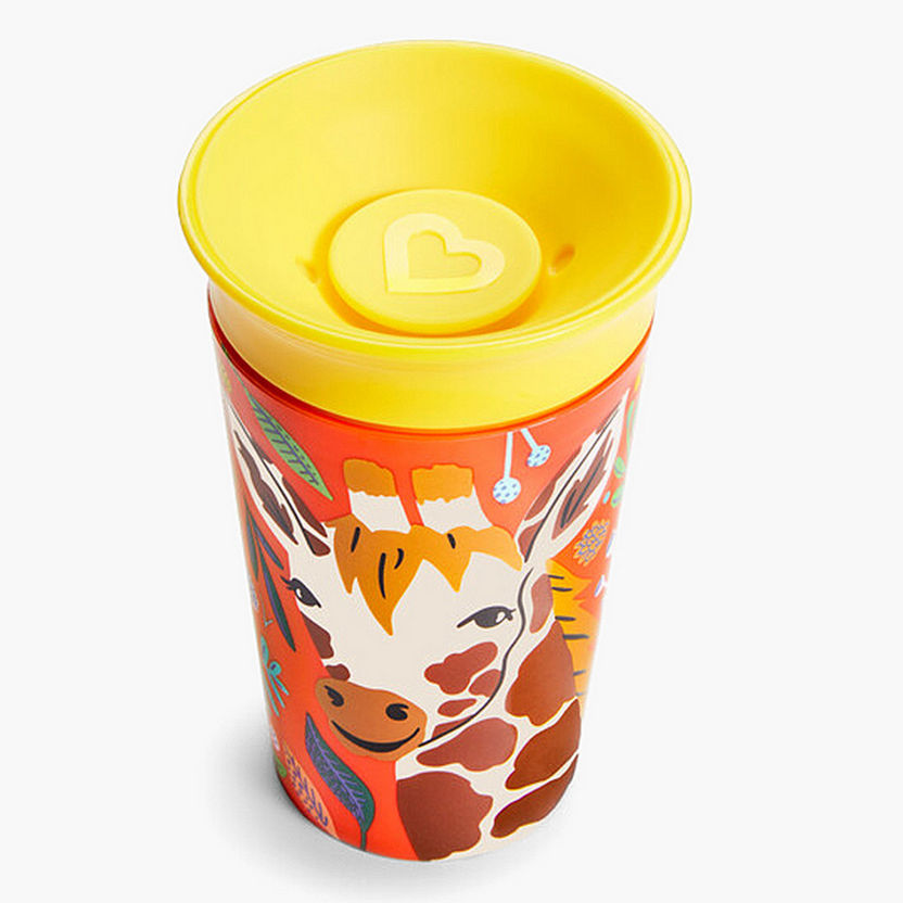 Munchkin Giraffe Print Miracle Wildlove Trainer Cup - 266 ml-Mealtime Essentials-image-2
