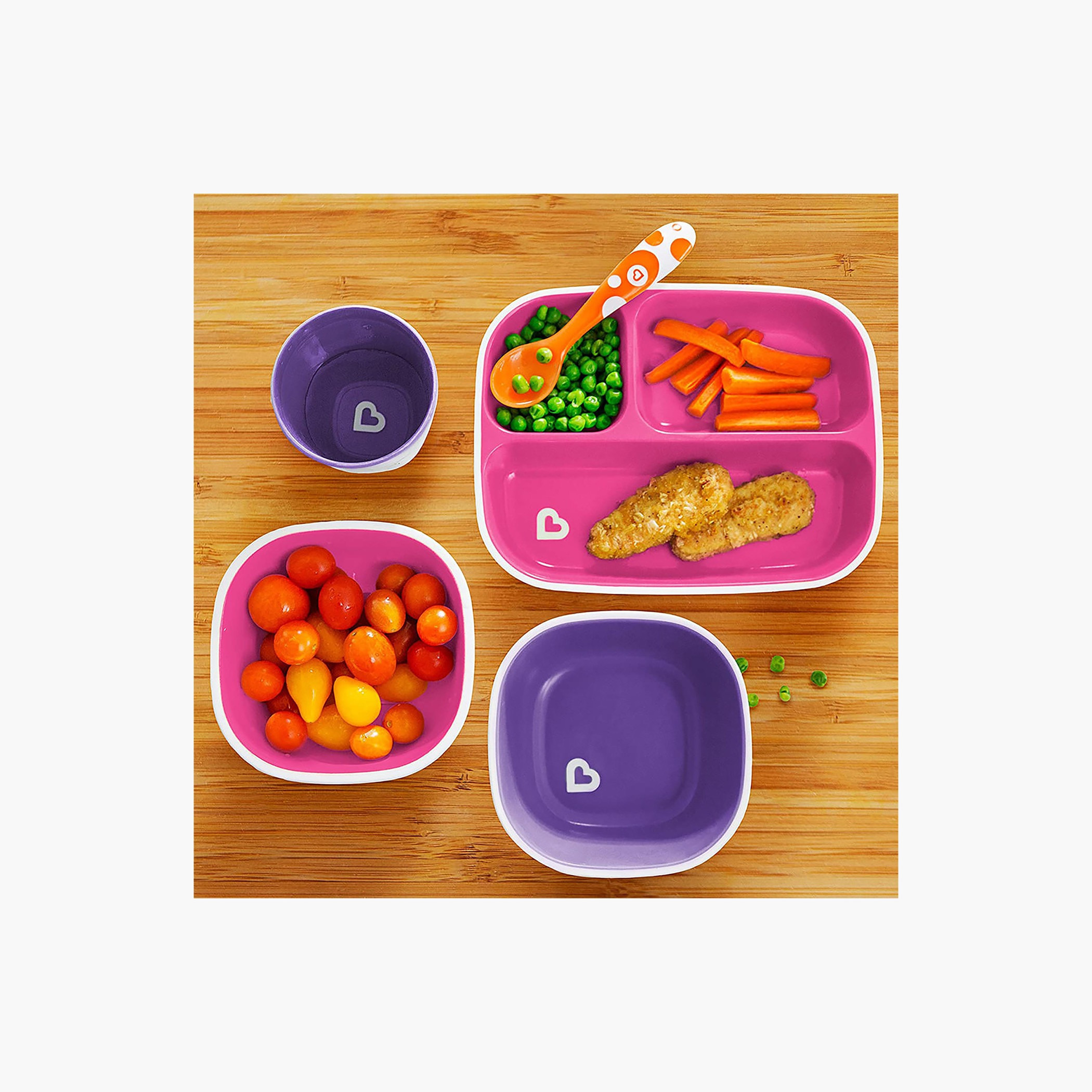 Munchkin 4-Piece Bowl and Dining Plate Set-baby-feeding-mealtimeessentials-image-6