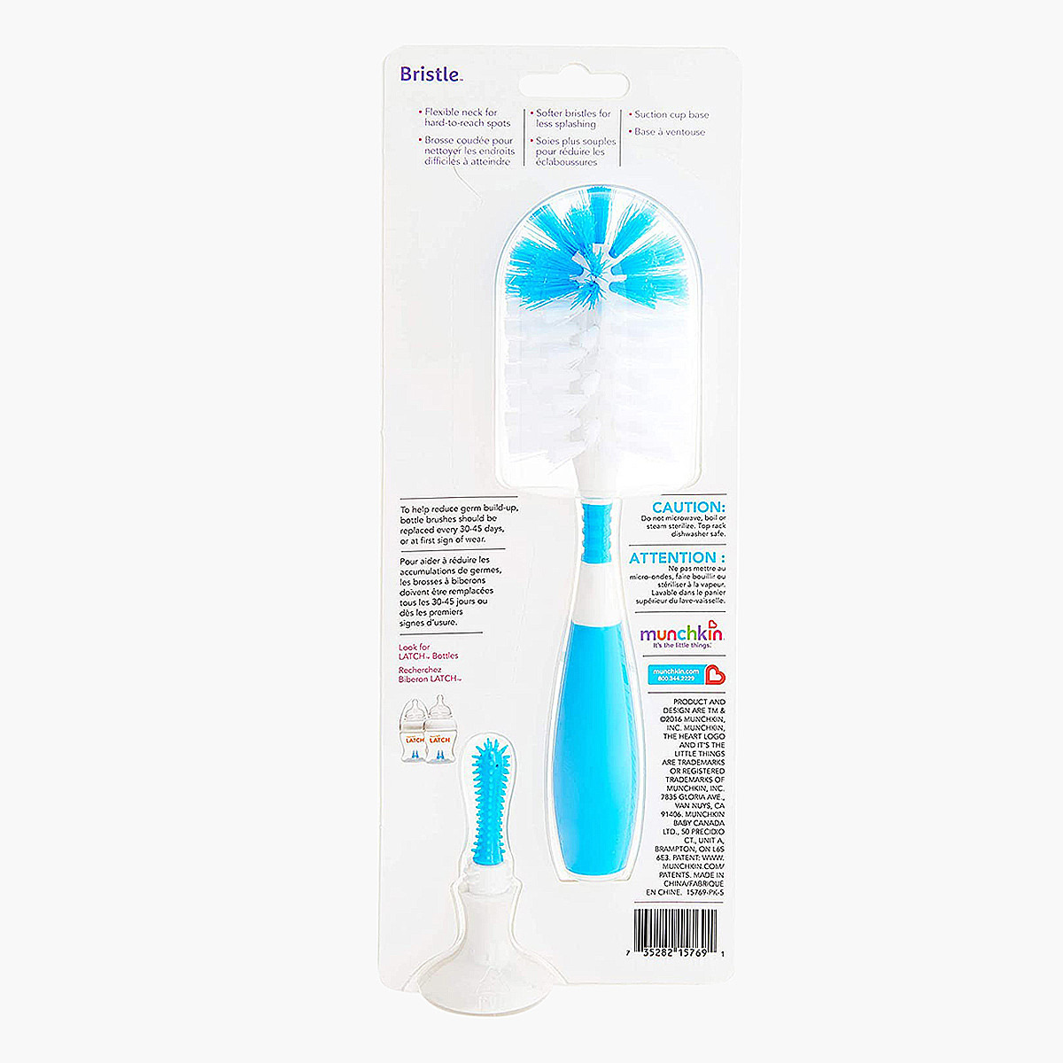 Munchkin Bristle Bottle Brush with Flexible Neck-baby-feeding-accessories-image-4