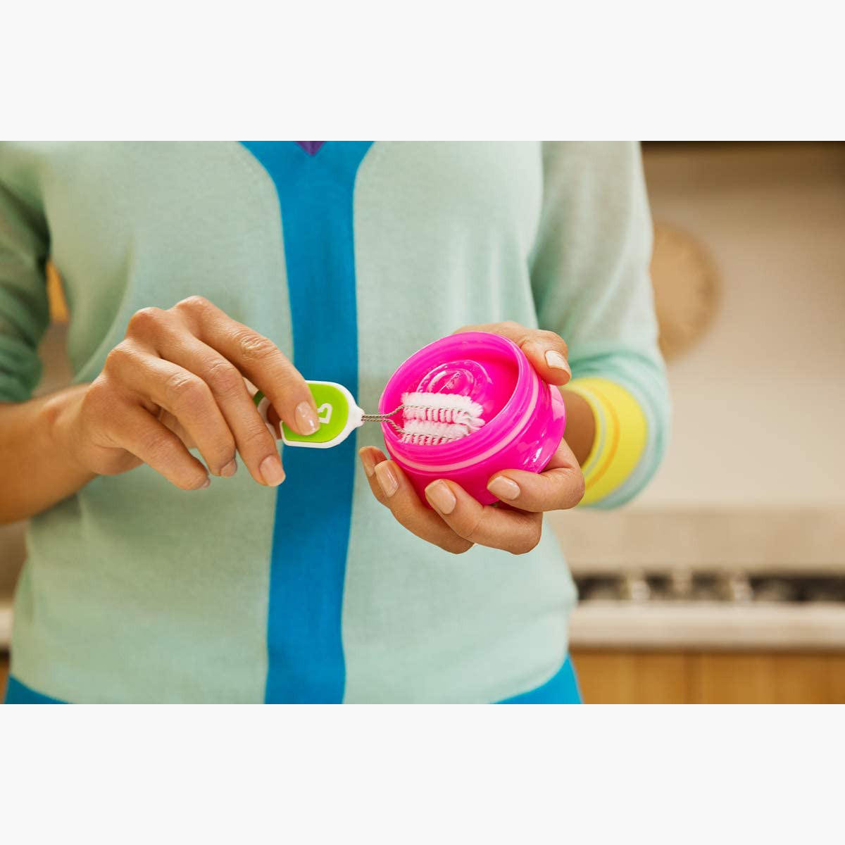 فراشي تنظيف تفصيلية من مانشكين - طقم من 4 قطع-baby-feeding-accessories-image-5