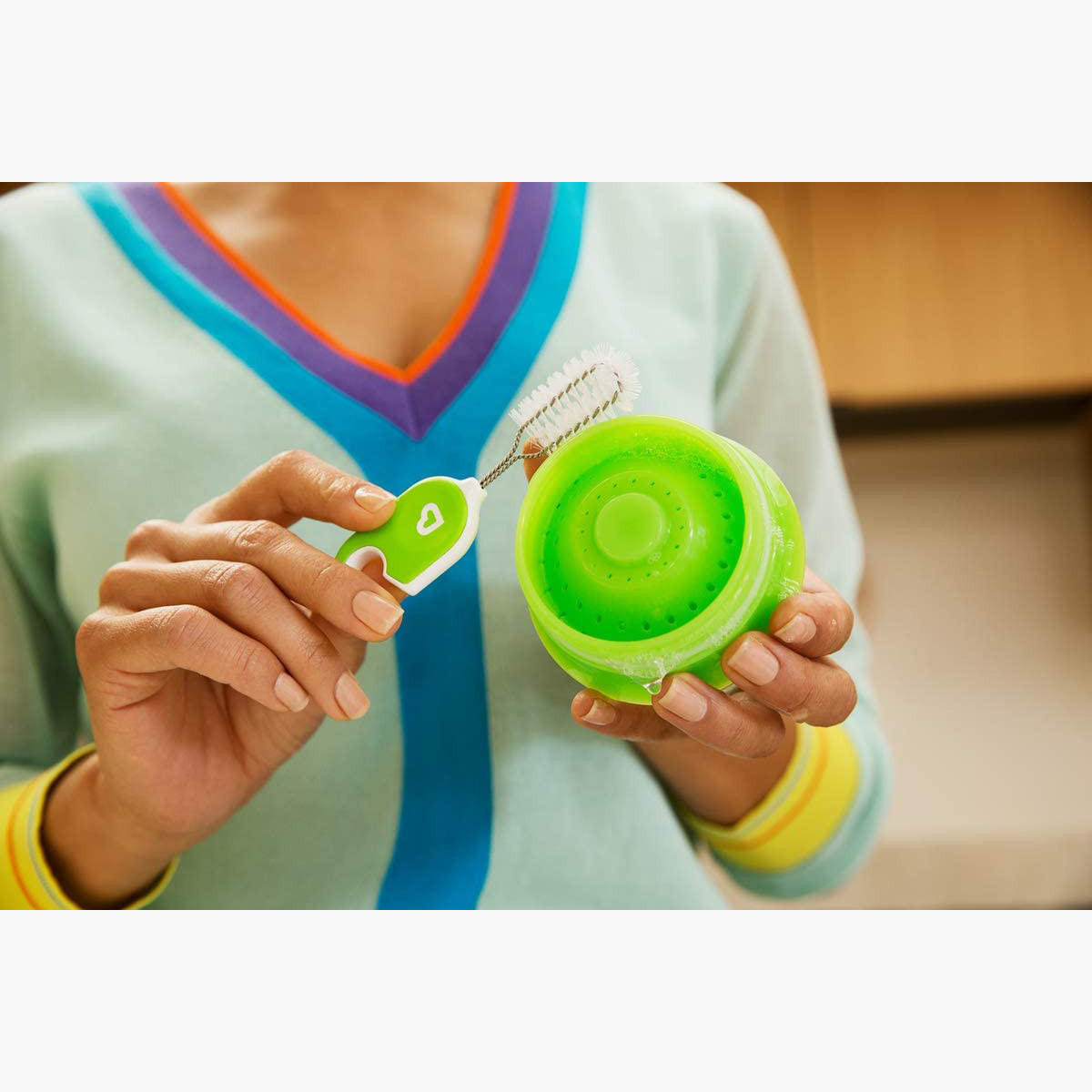 فراشي تنظيف تفصيلية من مانشكين - طقم من 4 قطع-baby-feeding-accessories-image-7