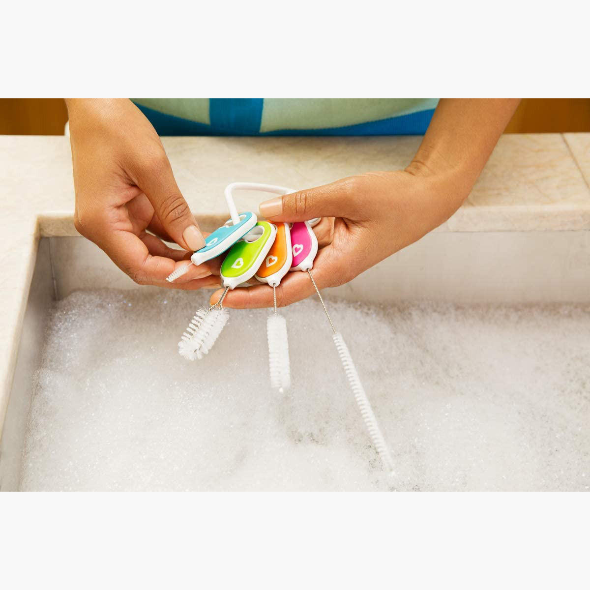 فراشي تنظيف تفصيلية من مانشكين - طقم من 4 قطع-baby-feeding-accessories-image-8