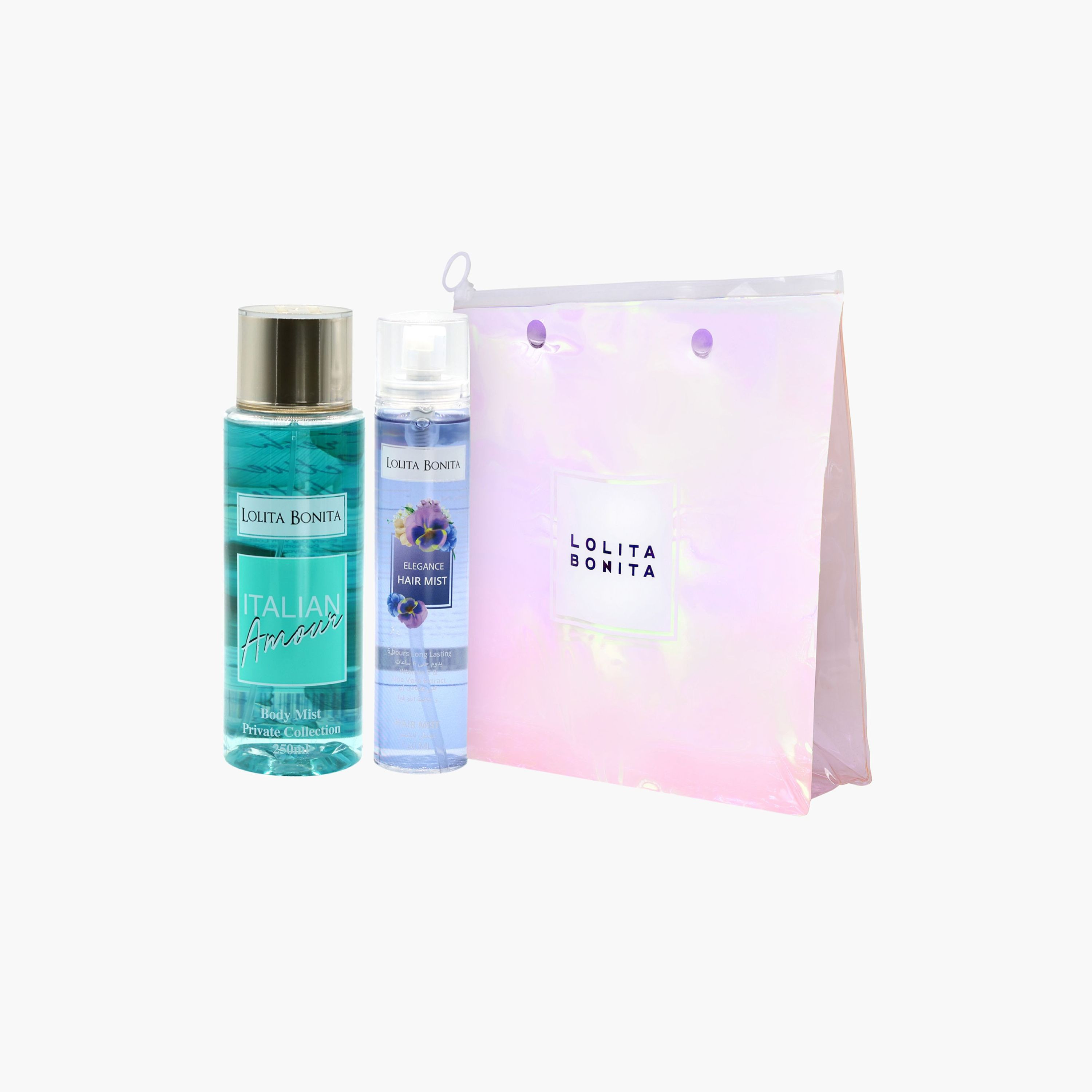 طقم عطور إهداء قطعتين مع شنطة صغيرة من لوليتا بونيتا-beautyandpersonalcare-bathandbody-giftsets-image-1