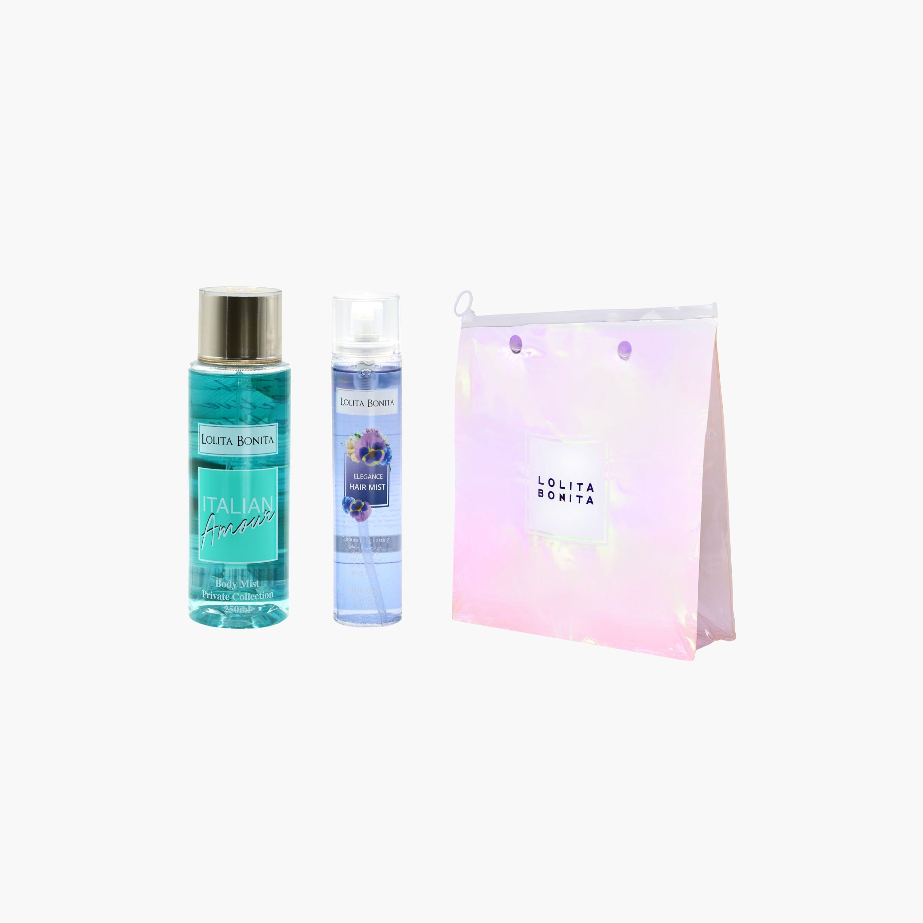 طقم عطور إهداء قطعتين مع شنطة صغيرة من لوليتا بونيتا-beautyandpersonalcare-bathandbody-giftsets-image-2