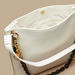 Haadana Solid Shopper Bag with Chain Accented Handle-Women%27s Handbags-thumbnailMobile-5