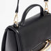 Haadana Solid Satchel Bag with Metal Accent-Women%27s Handbags-thumbnailMobile-2