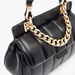 Haadana Quilted Satchel Bag with Chainlink Accent-Women%27s Handbags-thumbnailMobile-2