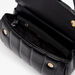 Haadana Quilted Satchel Bag with Chainlink Accent-Women%27s Handbags-thumbnailMobile-4