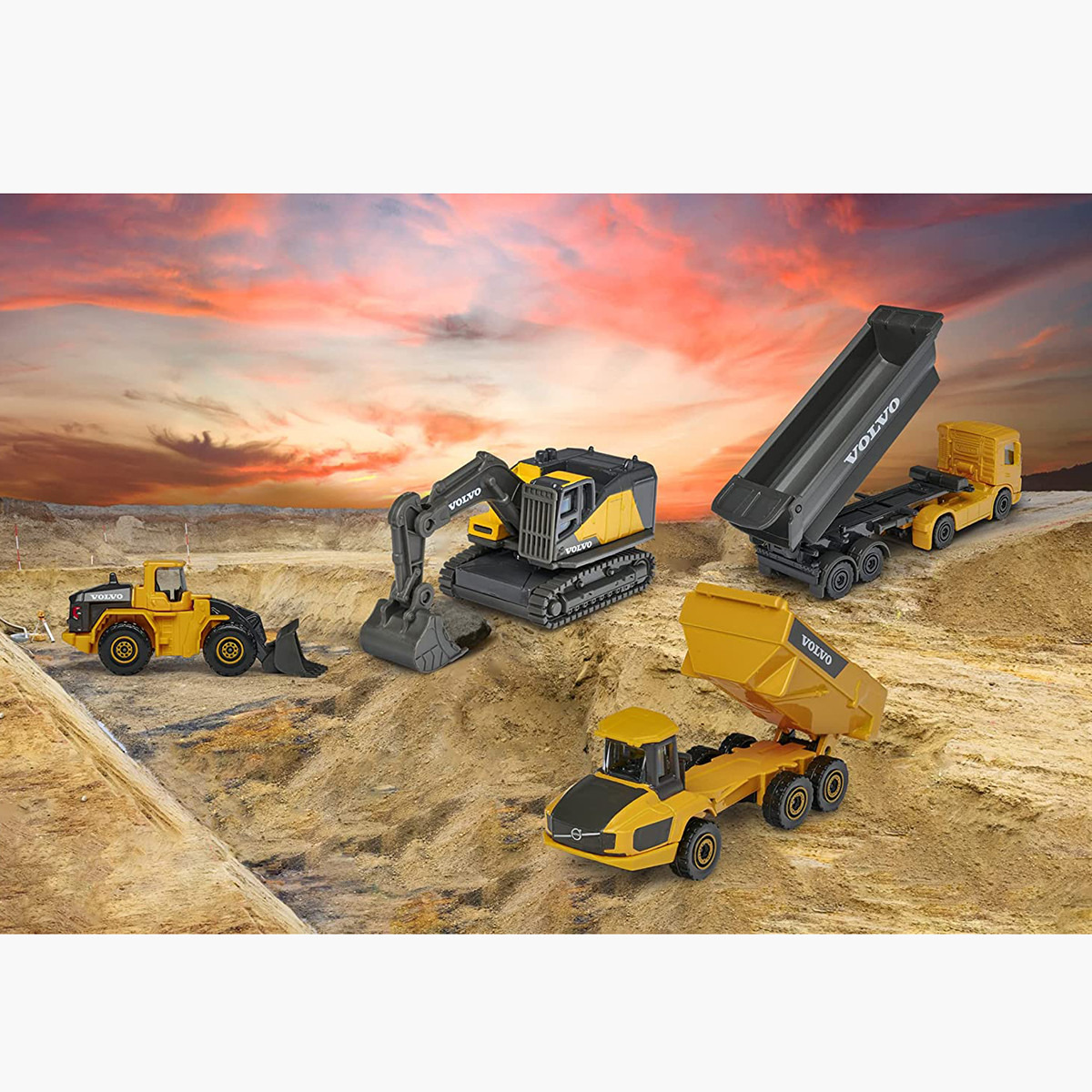Volvo 4-Piece Construction Toy Vehicle Set-toys-buildingblocks-constructionsets-image-5