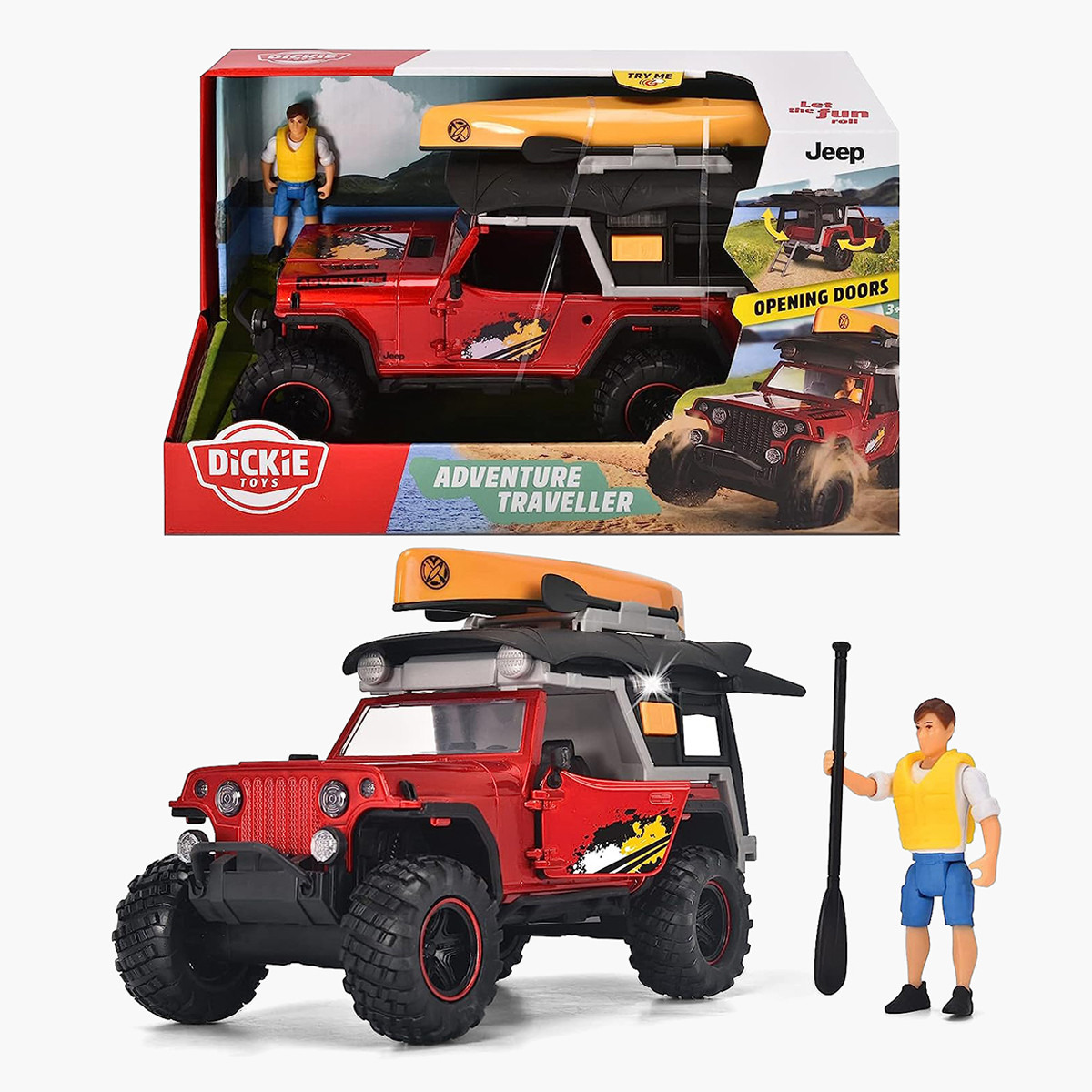 DICKIE TOYS Adventure Traveller Toy Jeep-toys-playvehicles-utilityvehicles-image-1