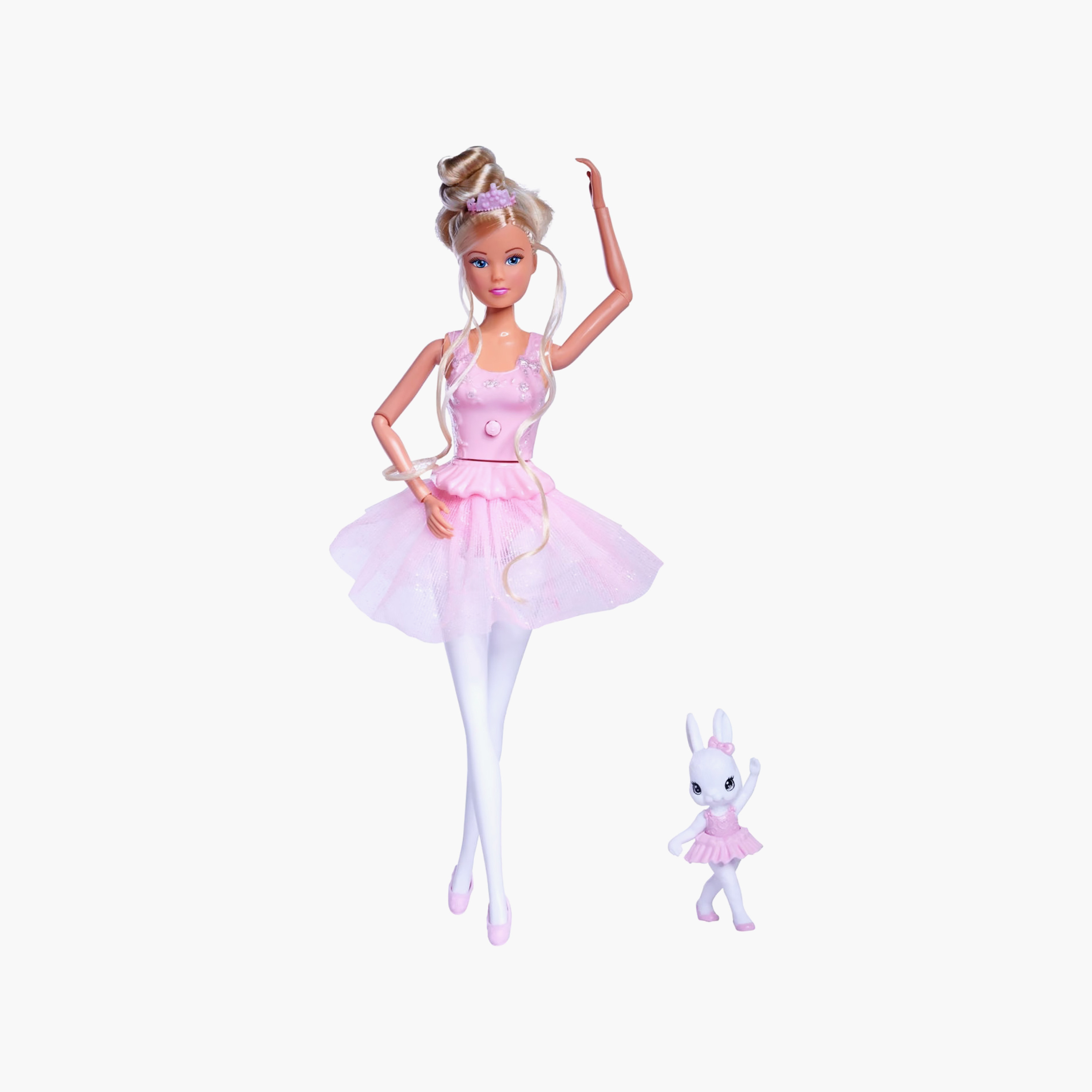 طقم لعب دمية باليرينا راقصة وأرنب من ستيفي لوف-toys-dollsandplaysets-dolls-image-1