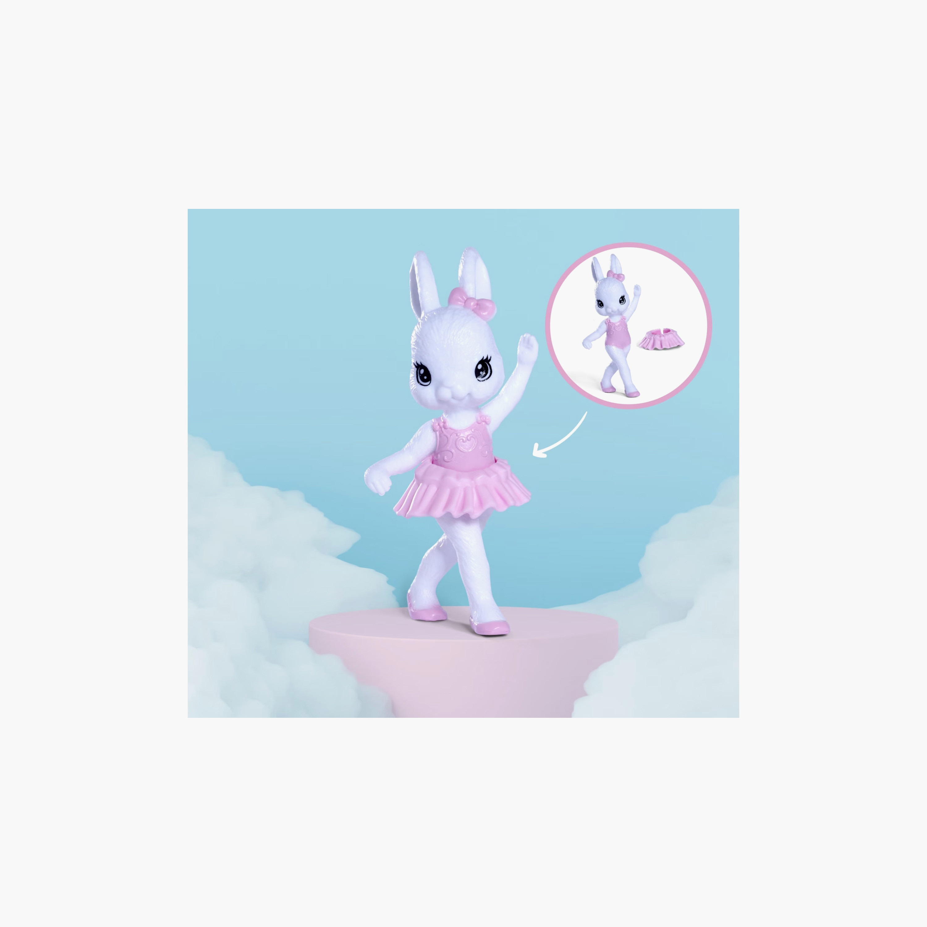 طقم لعب دمية باليرينا راقصة وأرنب من ستيفي لوف-toys-dollsandplaysets-dolls-image-5
