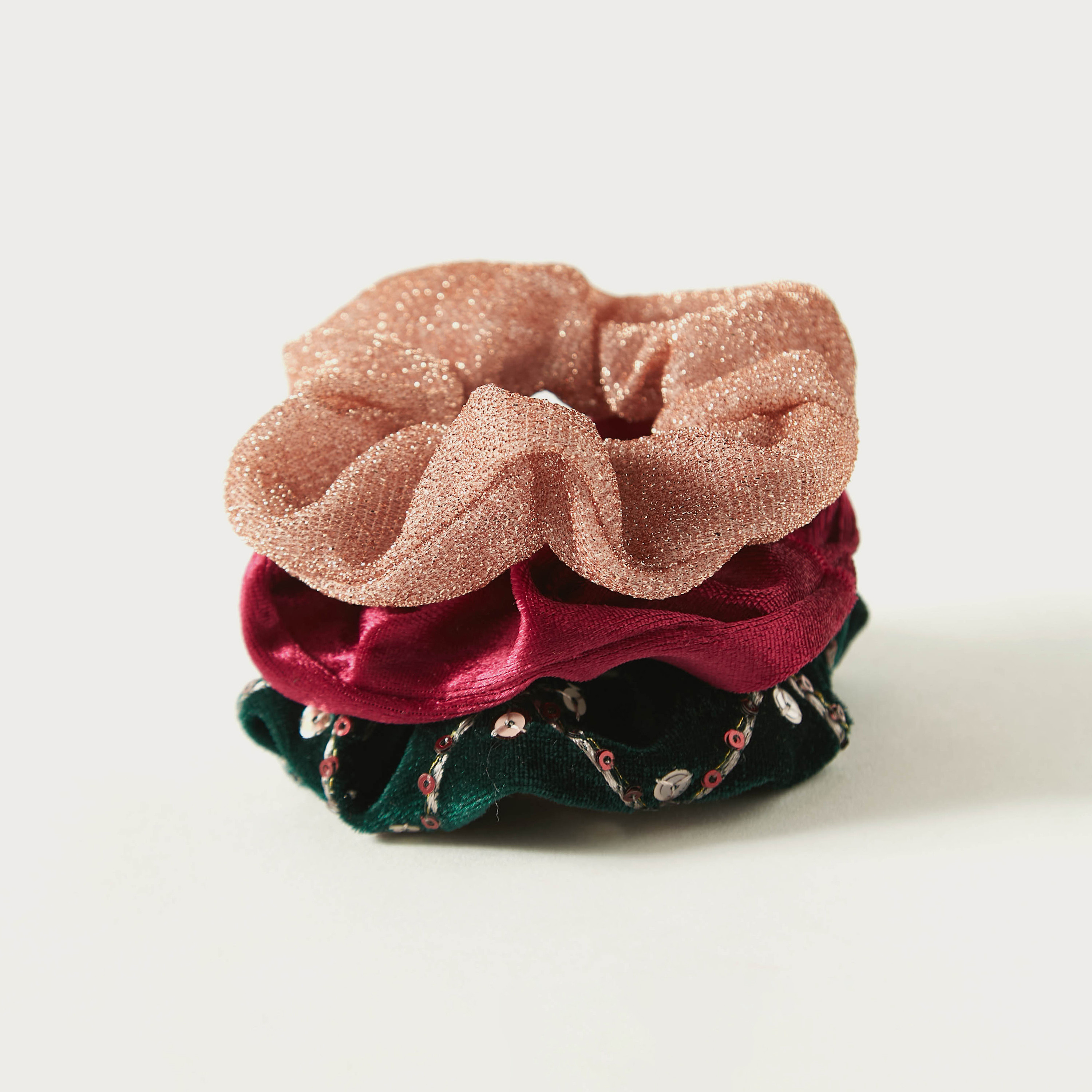 Buy Assorted Scrunchie - Set of 3 Online | Centrepoint UAE