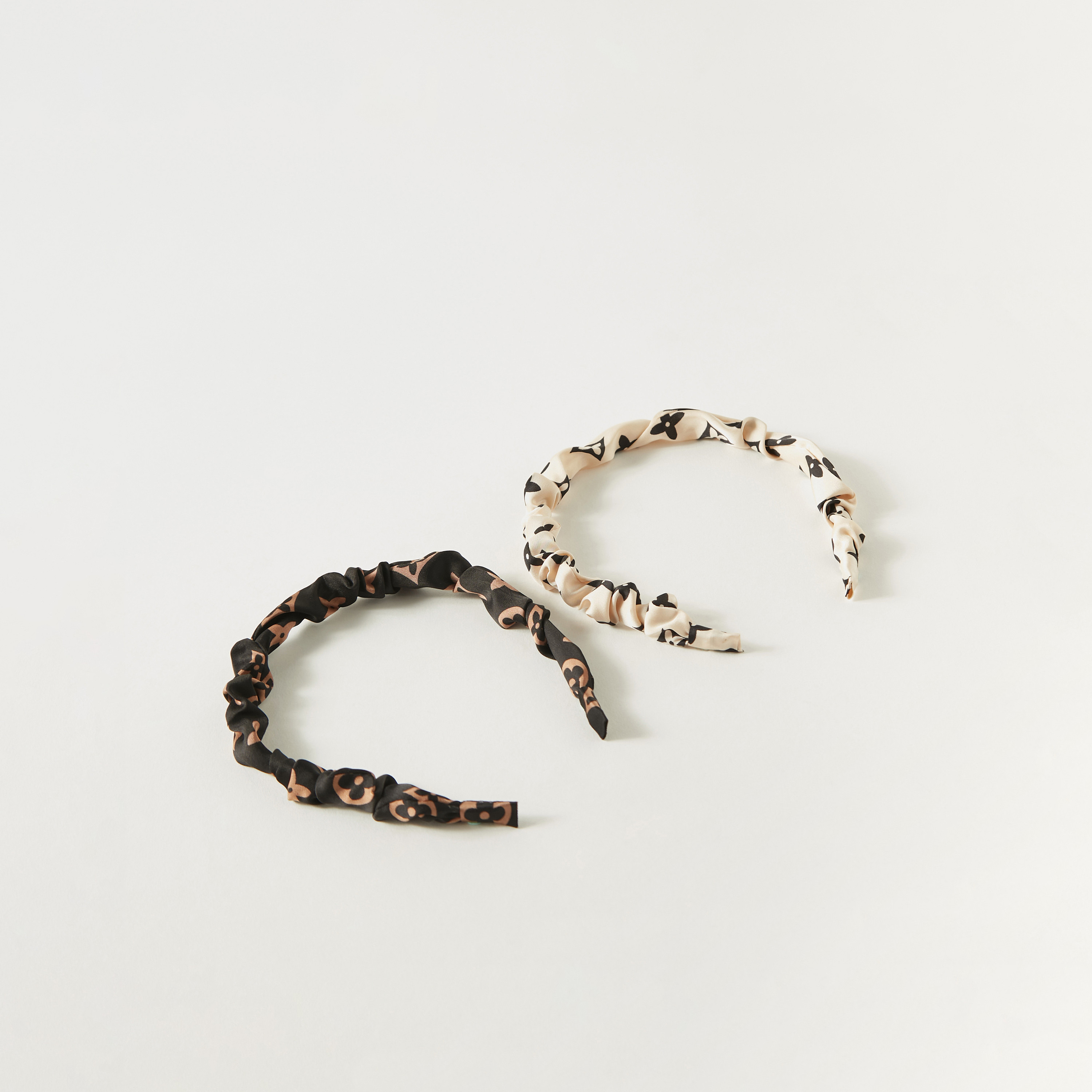 Printed Fabric Detail Hairband - Set of 2-women-hairaccessories-bands-image-1