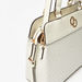 Celeste Monogram Print Tote Bag with Detachable Strap and Zip Closure-Women%27s Handbags-thumbnail-2