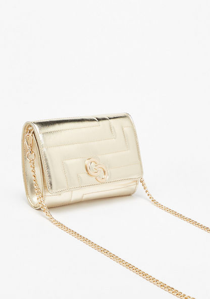 Celeste Quilted Crossbody Bag with Detachable Chain Strap