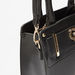 Celeste Solid Tote Bag with Detachable Strap and Zip Closure-Women%27s Handbags-thumbnailMobile-2