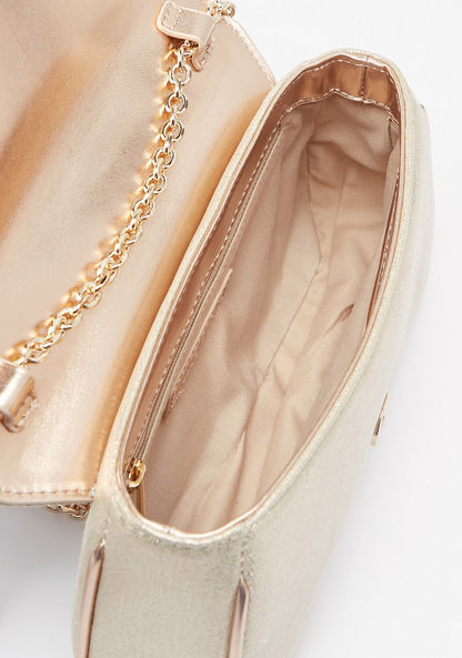Celeste Embellished Buckle Crossbody Bag with Chain Strap-Women%27s Handbags-image-3