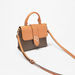 Celeste Monogram Print Satchel Bag with Detachable Strap-Women%27s Handbags-thumbnailMobile-1