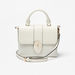 Celeste Monogram Print Satchel Bag with Detachable Strap-Women%27s Handbags-thumbnail-0