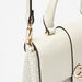Celeste Monogram Print Satchel Bag with Detachable Strap-Women%27s Handbags-thumbnailMobile-2