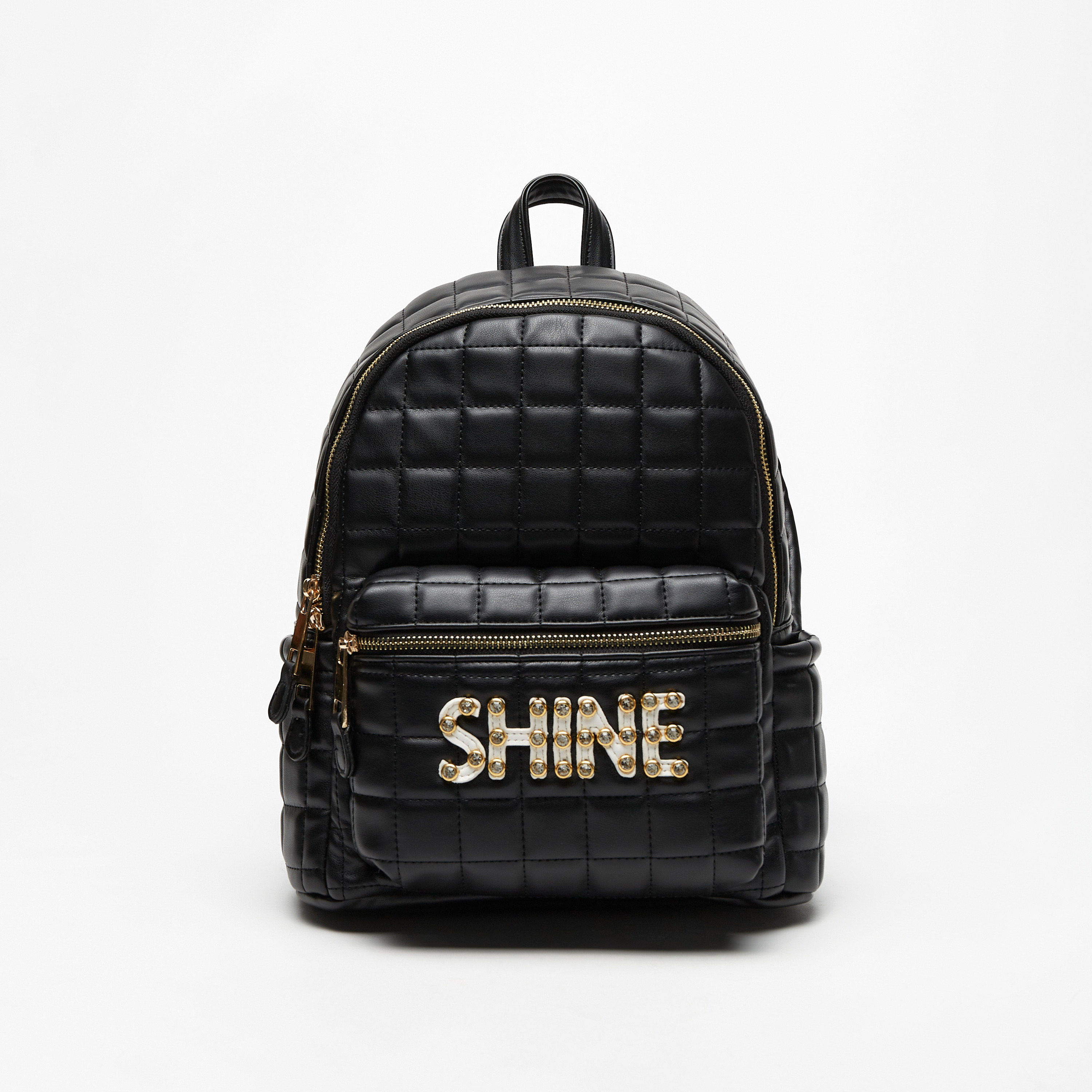 شنطة ظهر مبطنة بتفاصيل مزخرفة وأشرطة قابلة للتعديل من ميسي-women-bagsandwallets-backpacks-image-2