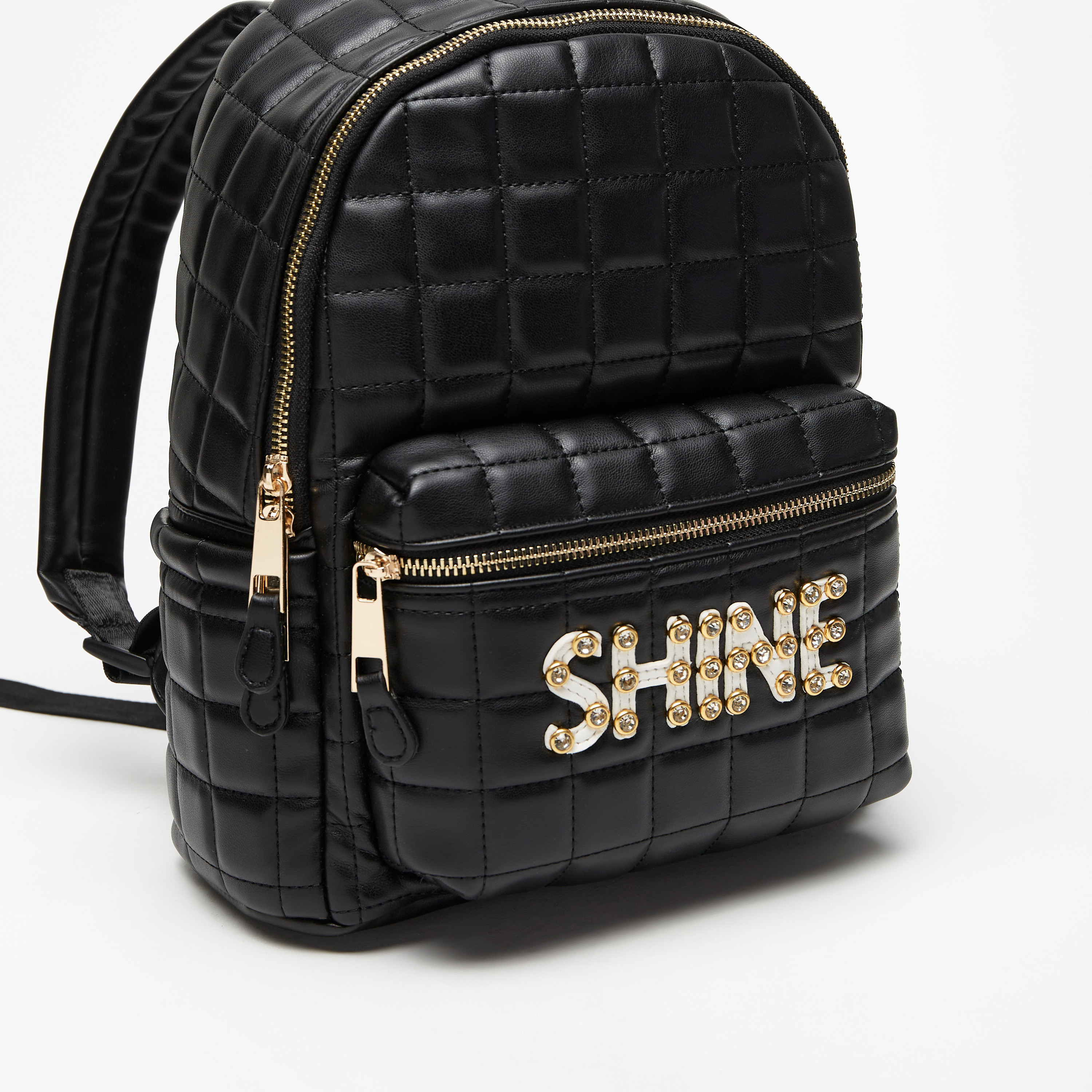 شنطة ظهر مبطنة بتفاصيل مزخرفة وأشرطة قابلة للتعديل من ميسي-women-bagsandwallets-backpacks-image-4