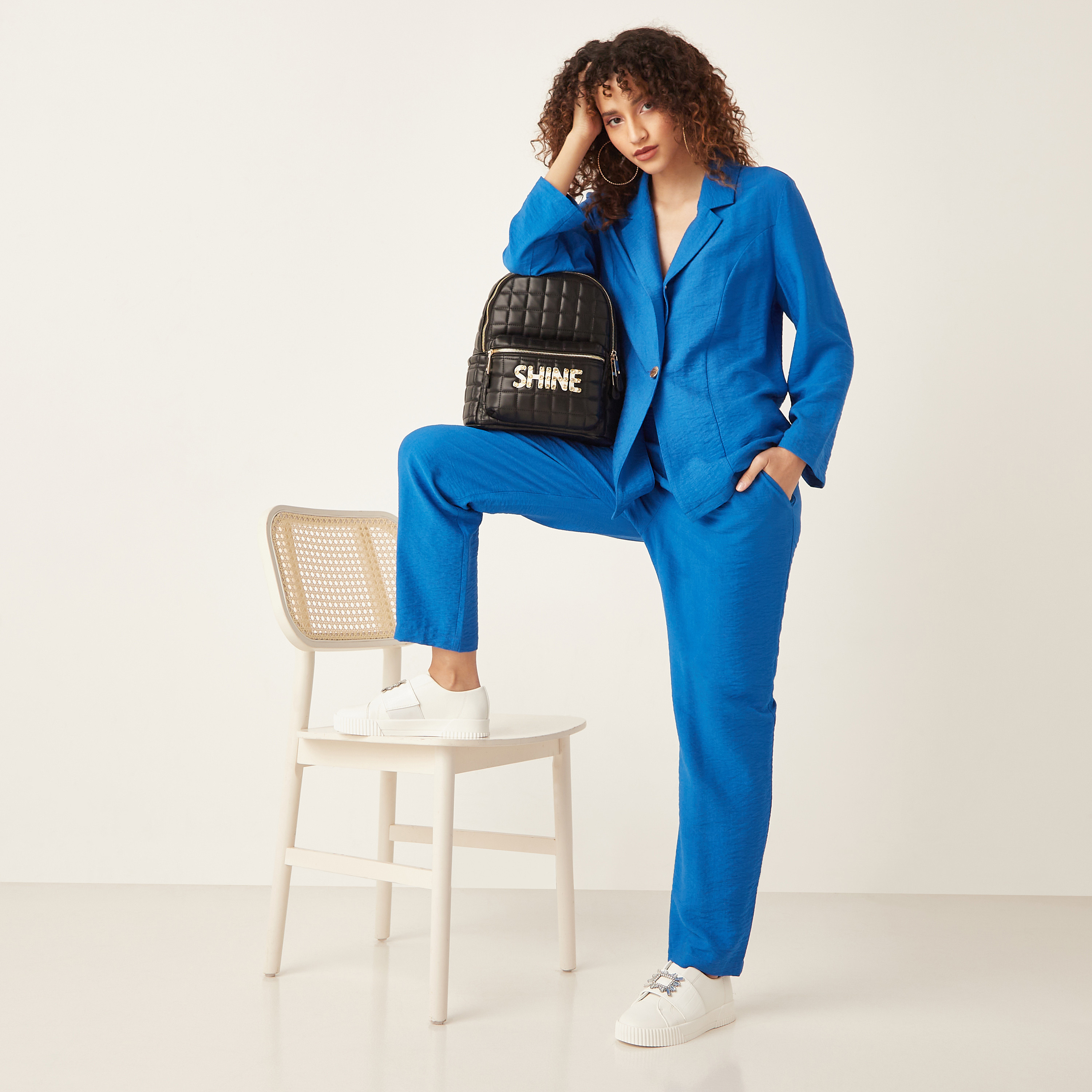 شنطة ظهر مبطنة بتفاصيل مزخرفة وأشرطة قابلة للتعديل من ميسي-women-bagsandwallets-backpacks-image-5