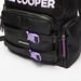 Lee Cooper Logo Print Oversized Backpack with Adjustable Shoulder Straps-Women%27s Backpacks-thumbnail-2