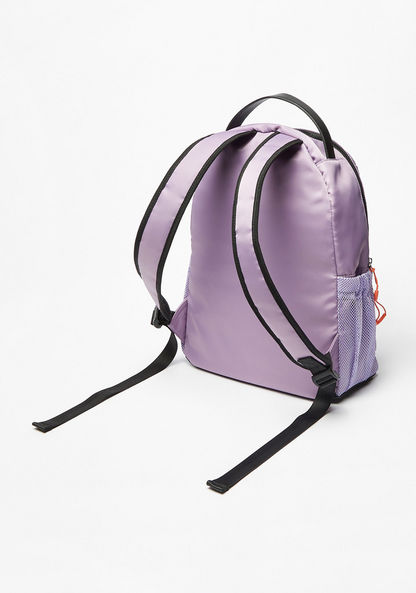 Lee Cooper Panelled Backpack with Adjustable Straps and Zip Closure-Women%27s Backpacks-image-1