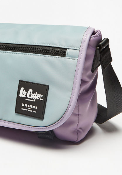 Lee Cooper Colourblock Crossbody Bag with Adjustable Strap