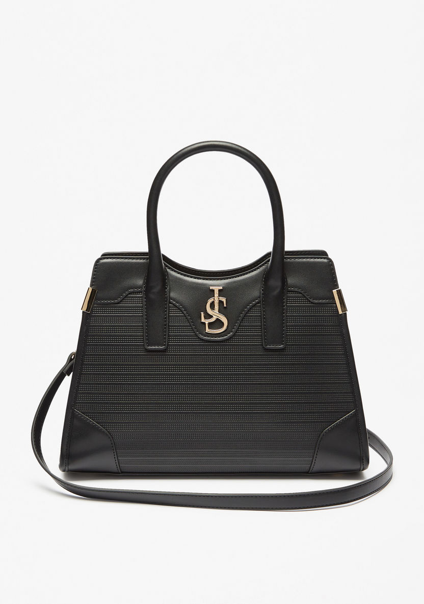 Jane Shilton Textured Tote Bag with Detachable Strap-Women%27s Handbags-image-1
