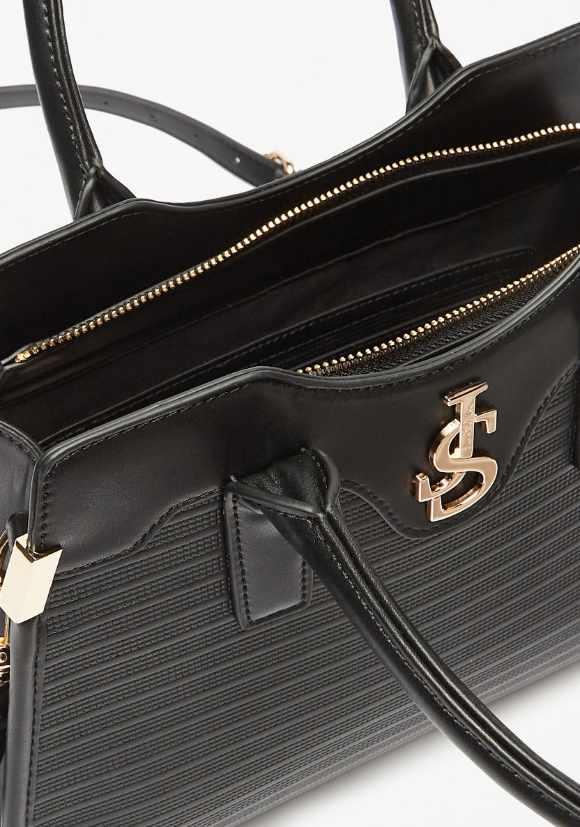 Jane Shilton Textured Tote Bag with Detachable Strap-Women%27s Handbags-image-5