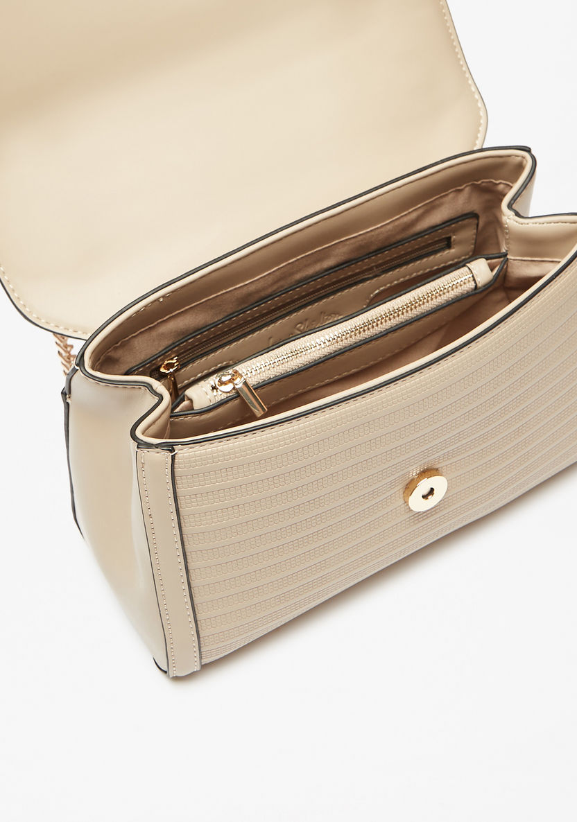 Jane Shilton Textured Crossbody Bag with Chain Strap-Women%27s Handbags-image-4