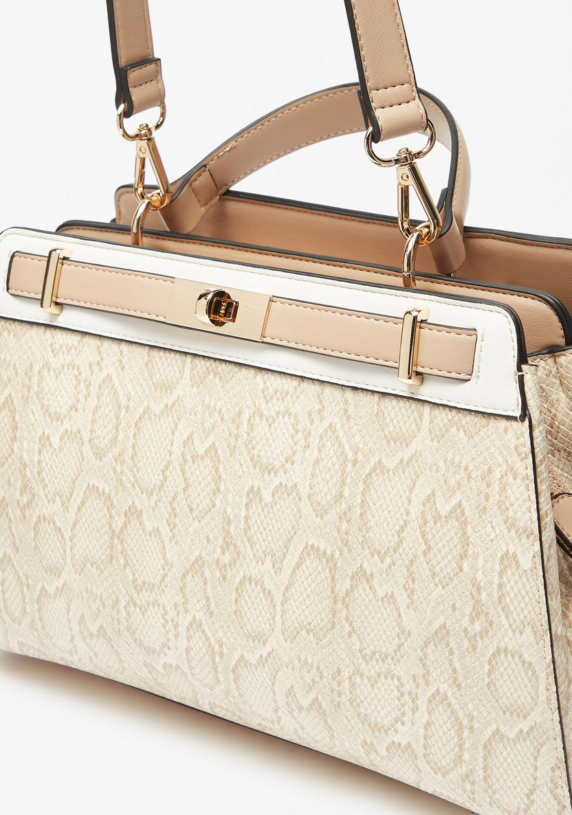 Jane Shilton Animal Print Tote Bag with Detachable Strap-Women%27s Handbags-image-3