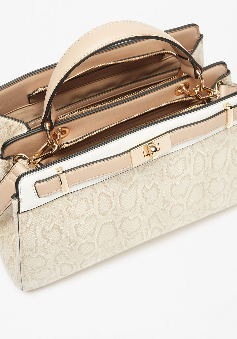 Jane Shilton Animal Print Tote Bag with Detachable Strap-Women%27s Handbags-image-4