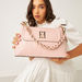 Elle Monogram Embossed Crossbody Bag with Detachable Strap-Women%27s Handbags-thumbnail-0