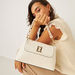 Elle Monogram Embossed Crossbody Bag with Detachable Strap-Women%27s Handbags-thumbnailMobile-1