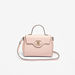 Elle Monogram Embossed Satchel Bag with Detachable Strap-Women%27s Handbags-thumbnail-0