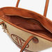 Elle Logo Detail Wicker Tote Bag-Women%27s Handbags-thumbnailMobile-5