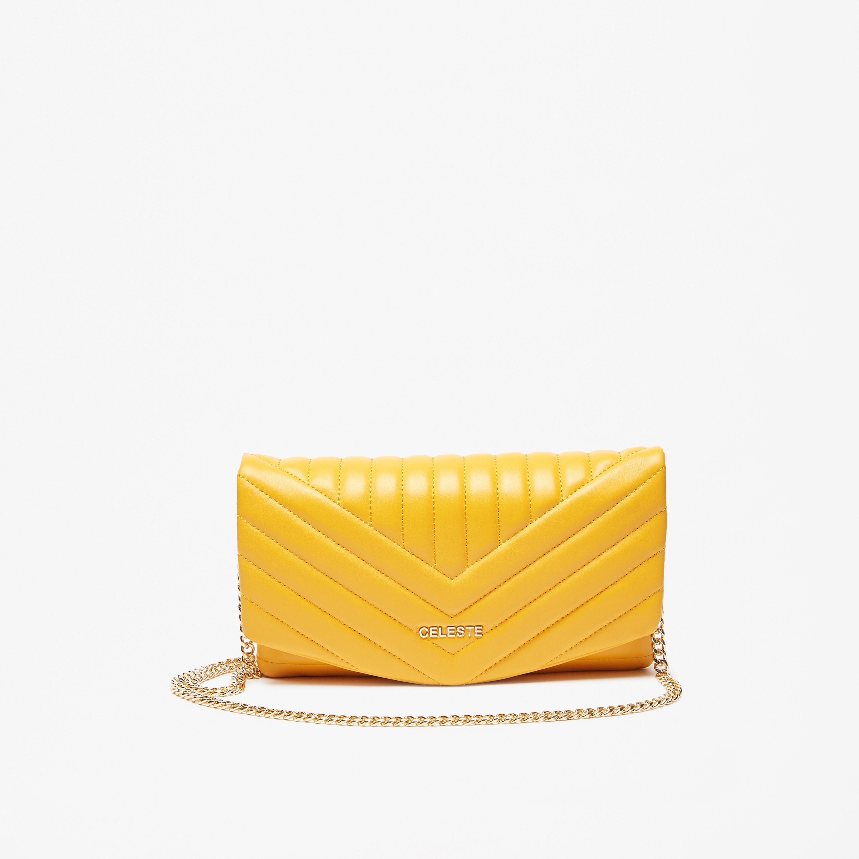 شنطة كروس بودي مبطنة بحزام سلسلة من سيليست-women-bagsandwallets-handbags-image-2
