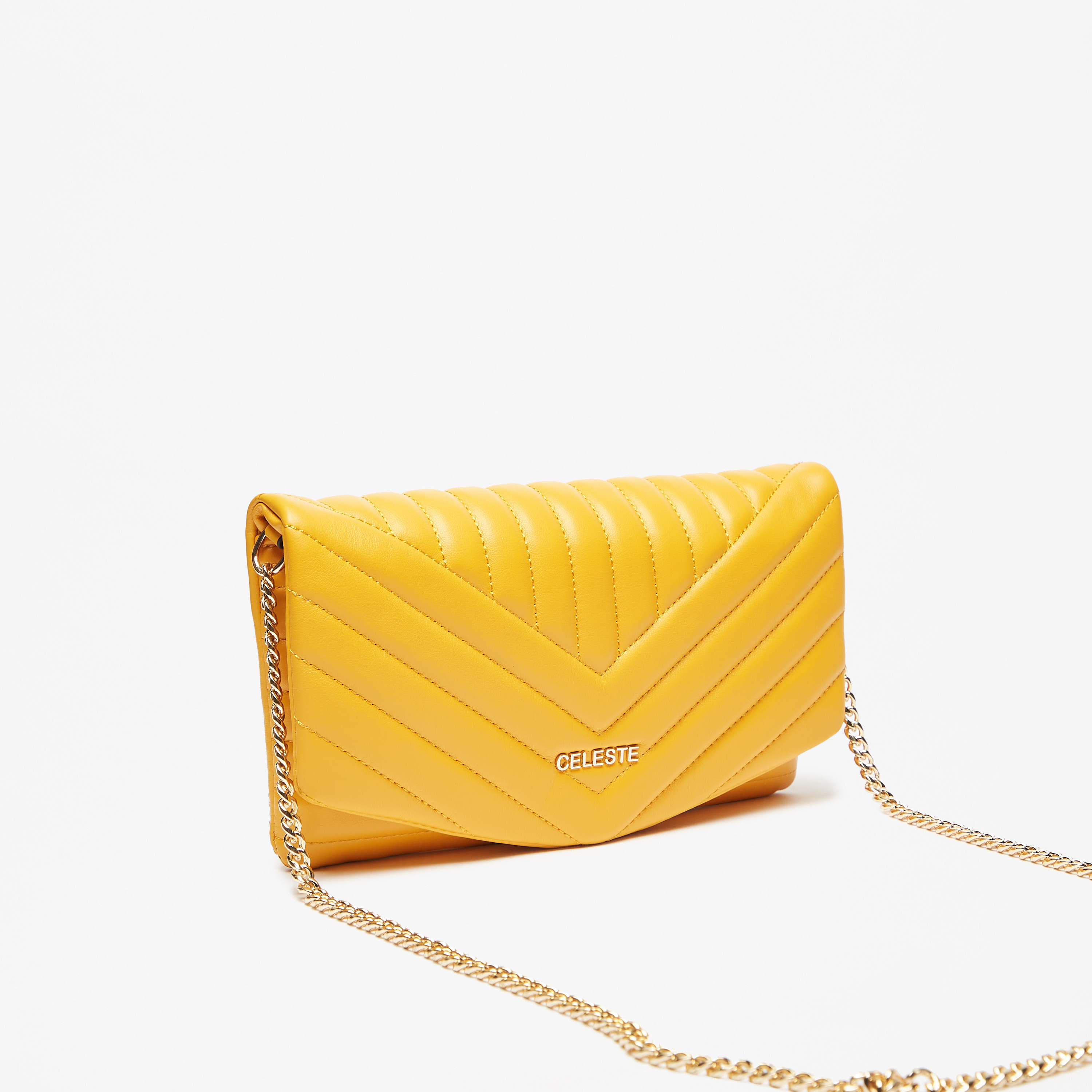 شنطة كروس بودي مبطنة بحزام سلسلة من سيليست-women-bagsandwallets-handbags-image-3