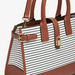 Celeste Striped Tote Bag with Adjustable Strap and Zip Closure-Women%27s Handbags-thumbnail-3