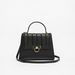 Celeste Quilted Flap Satchel Bag with Detachable Strap-Women%27s Handbags-thumbnailMobile-1