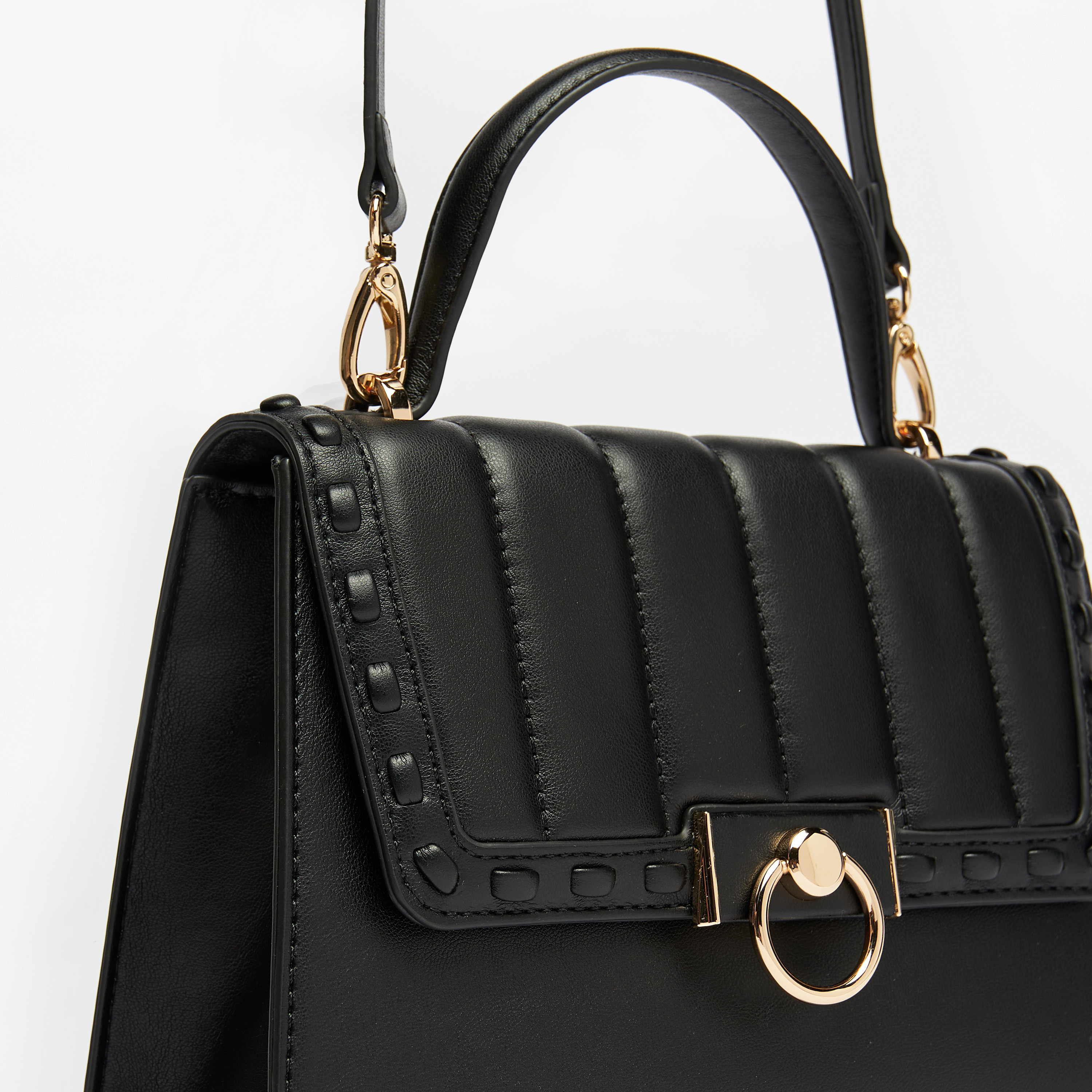 Celeste Quilted Flap Satchel Bag with Detachable Strap-women-bagsandwallets-handbags-image-4