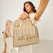 Celeste Quilted Flap Satchel Bag with Detachable Strap-Women%27s Handbags-thumbnail-0