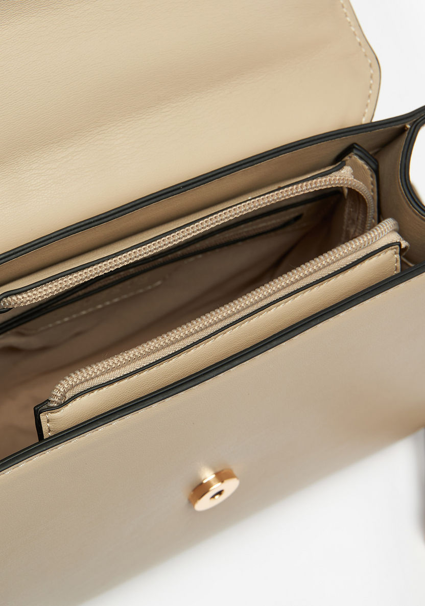 Celeste Quilted Flap Satchel Bag with Detachable Strap-Women%27s Handbags-image-4
