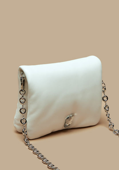 Missy Solid Crossbody Bag with Detachable Chain Strap-Women%27s Handbags-image-1