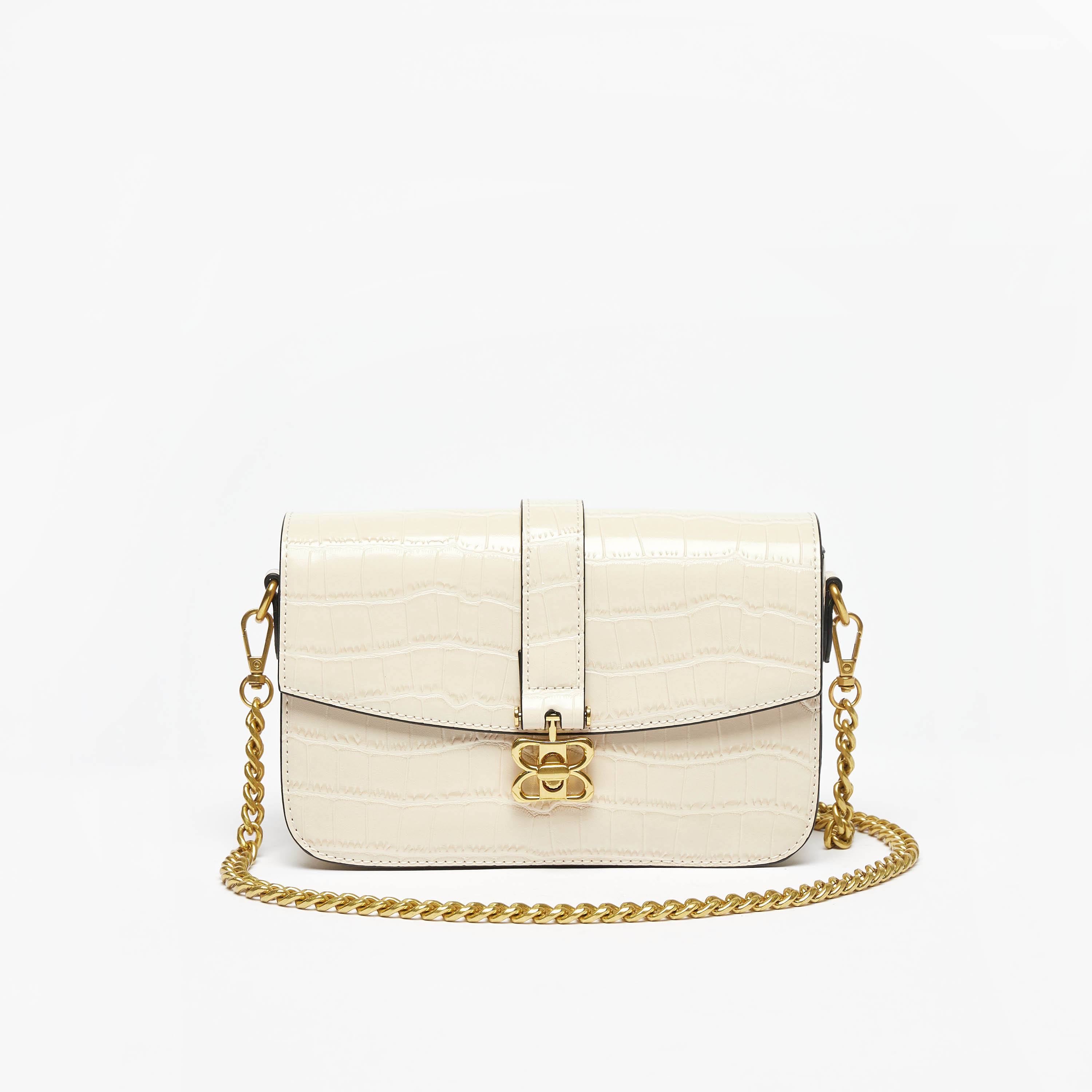 Buy Women s Celeste Textured Crossbody Bag with Chain Strap Online